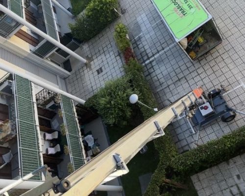 Noleggio scala aerea a Paderno Dugnano - supporto ai piani alti