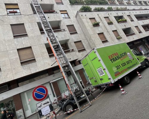 movimentazione in quota a Sesto San Giovanni